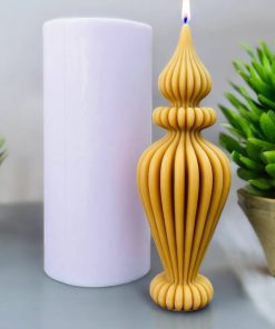 قالب سیلیکون شمع جام شیار دار