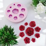 قالب سیلیکون شمع گل