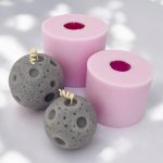 قالب سیلیکون ماه کوچک و بزرگ شمع