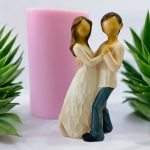 قالب سیلیکون مجسمه همدم سنگ مصنوعی