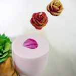 قالب سیلیکون گل رز متوسط شمع