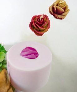 قالب سیلیکون گل رز متوسط شمع