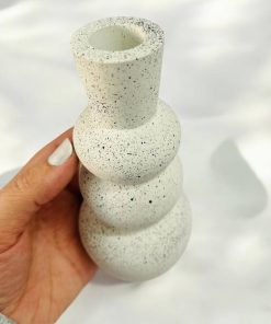 قالب سیلیکون گلدان دایره ای سنگ مصنوعی