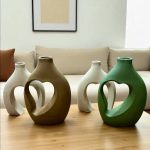 گلدان دو تیکه قلبی