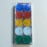 شمع وارمر اکلیلی 10 عددی 5 رنگ