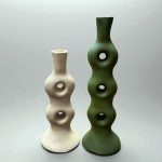 جا شمع قلمی دو تیکه دایره ای