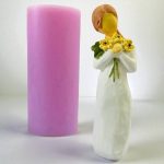 قالب سیلیکونی دختر با دست گل