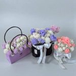 دست گل جاودانه شمع سایز بزرگ