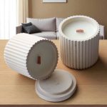 جار شمع عطری سنگی