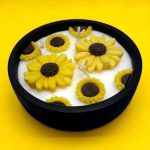 شمع عطری با شات سنگی