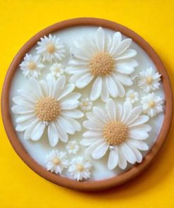 شمع عطری با شات سنگی