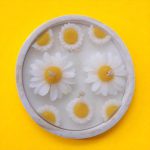 شمع عطری با شات سنگی