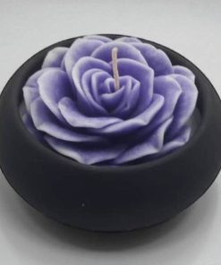 شمع عطری با شات سنگی