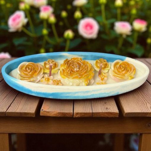 شات قایقی شمع گل